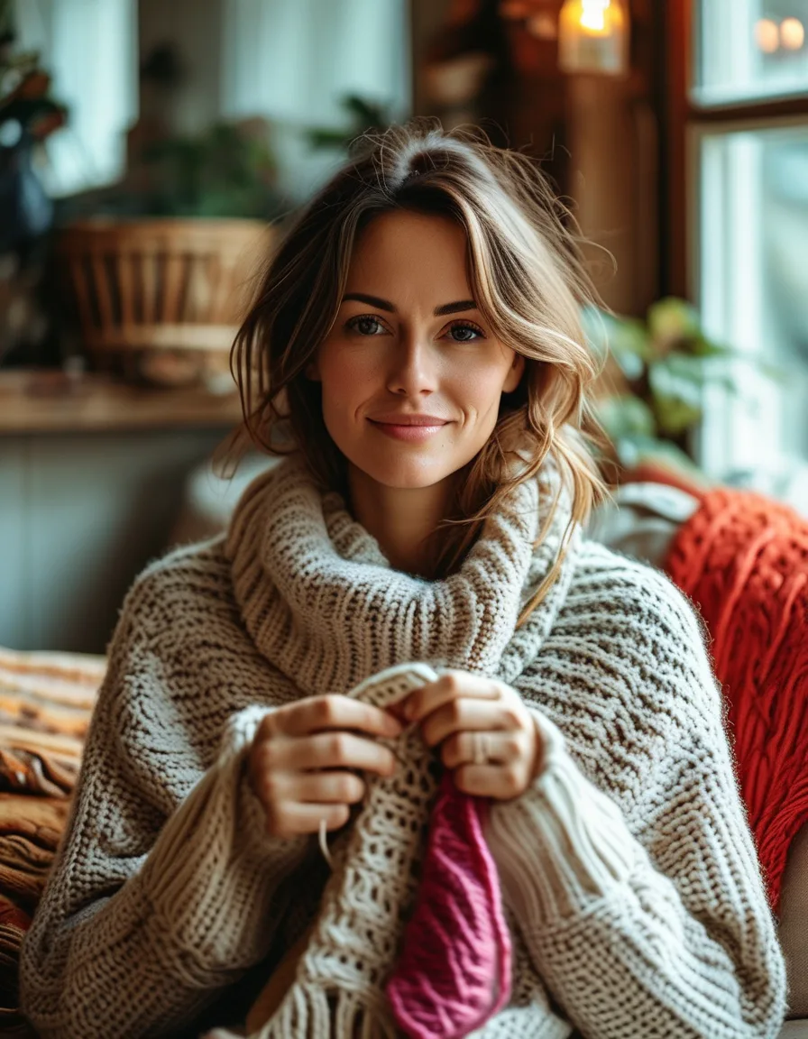 Knitting for Stress Relief and Mindfulness: The Calm in the Craft