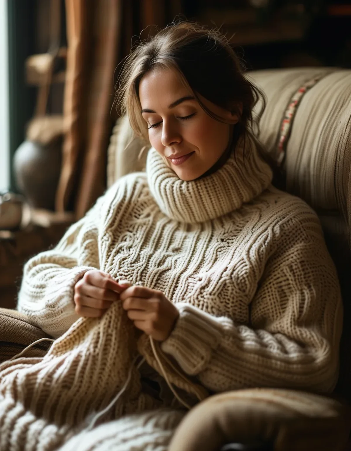 Why Knitting the Same Row Over and Over Is the Actual Point